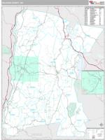 Sullivan County, NH Wall Map Zip Code