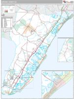 Cape May County, NJ Wall Map Zip Code