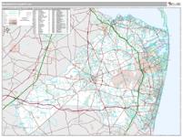 Monmouth County, NJ Wall Map