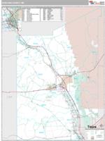Dona Ana County, NM Wall Map Zip Code