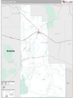 Hidalgo County, NM Wall Map Zip Code