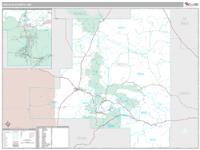 Lincoln County, NM Wall Map Zip Code