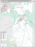 Santa Fe County, NM Wall Map Zip Code