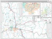 Broome County, NY Wall Map