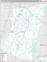 Columbia County, NY Wall Map Zip Code