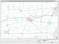 Genesee County, NY Wall Map Zip Code