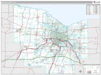 Monroe County, NY Wall Map Zip Code