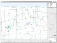 Orleans County, NY Wall Map Zip Code