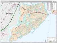 Richmond County, NY Wall Map Zip Code