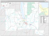 Schuyler County, NY Wall Map