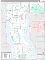 Seneca County, NY Wall Map Zip Code