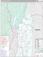 Washington County, NY Wall Map Zip Code