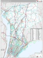 Westchester County, NY Wall Map