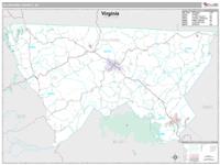 Alleghany County, NC Wall Map Zip Code