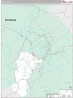 Avery County, NC Wall Map Zip Code