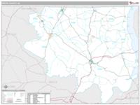 Bertie County, NC Wall Map Zip Code