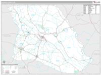 Bladen County, NC Wall Map Zip Code