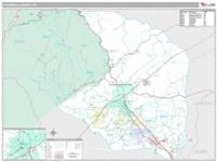 Caldwell County, NC Wall Map Zip Code