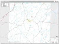 Caswell County, NC Wall Map Zip Code