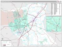 Cumberland County, NC Wall Map Zip Code