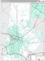 Durham County, NC Wall Map Zip Code