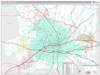 Forsyth County, NC Wall Map Zip Code