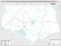 Gates County, NC Wall Map Zip Code