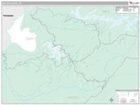 Graham County, NC Wall Map Zip Code