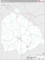 Greene County, NC Wall Map Zip Code