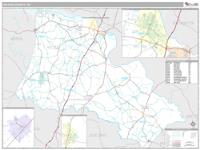 Halifax County, NC Wall Map