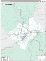 Haywood County, NC Wall Map Zip Code