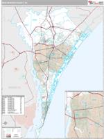 New Hanover County, NC Wall Map Zip Code