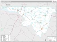 Northampton County, NC Wall Map Zip Code