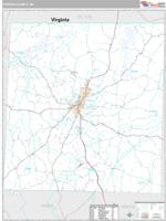 Person County, NC Wall Map Zip Code