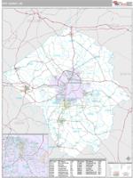 Pitt County, NC Wall Map Zip Code