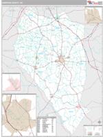 Sampson County, NC Wall Map Zip Code