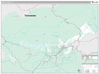 Swain County, NC Wall Map Zip Code