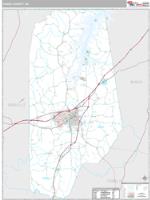 Vance County, NC Wall Map Zip Code