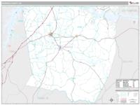 Warren County, NC Wall Map Zip Code