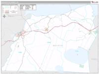 Washington County, NC Wall Map Zip Code