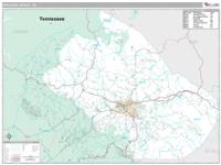 Watauga County, NC Wall Map Zip Code