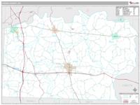 Yadkin County, NC Wall Map Zip Code