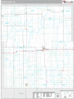 Barnes County, ND Wall Map Zip Code