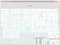 Bottineau County, ND Wall Map Zip Code