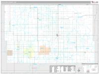 Cavalier County, ND Wall Map Zip Code