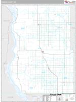 Emmons County, ND Wall Map Zip Code