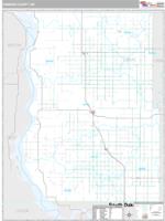 Emmons County, ND Wall Map