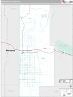Golden Valley County, ND Wall Map Zip Code