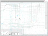 Hettinger County, ND Wall Map Zip Code