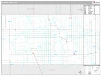 La Moure County, ND Wall Map Zip Code